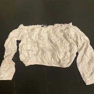 Brandy Melville off the shoulder crop top